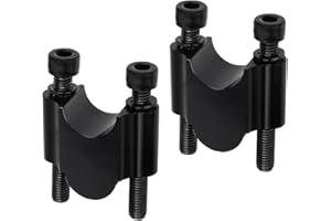 M MATI 7/8" Heavy Duty Black Handlebar Risers 30mm Height for Honda for Yamaha for Suzuki for Kawasaki for Can-Am for BMW Motorcycle & ATV Dirt Bike