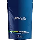 ProHealth NMN Pro Powder (250 Grams) Clinically Studied Uthever® NMN. NAD+ Precursor for Cellular Energy, Mitochondrial Support & Healthy Aging. USA Manufactured, Triple Lab-Tested