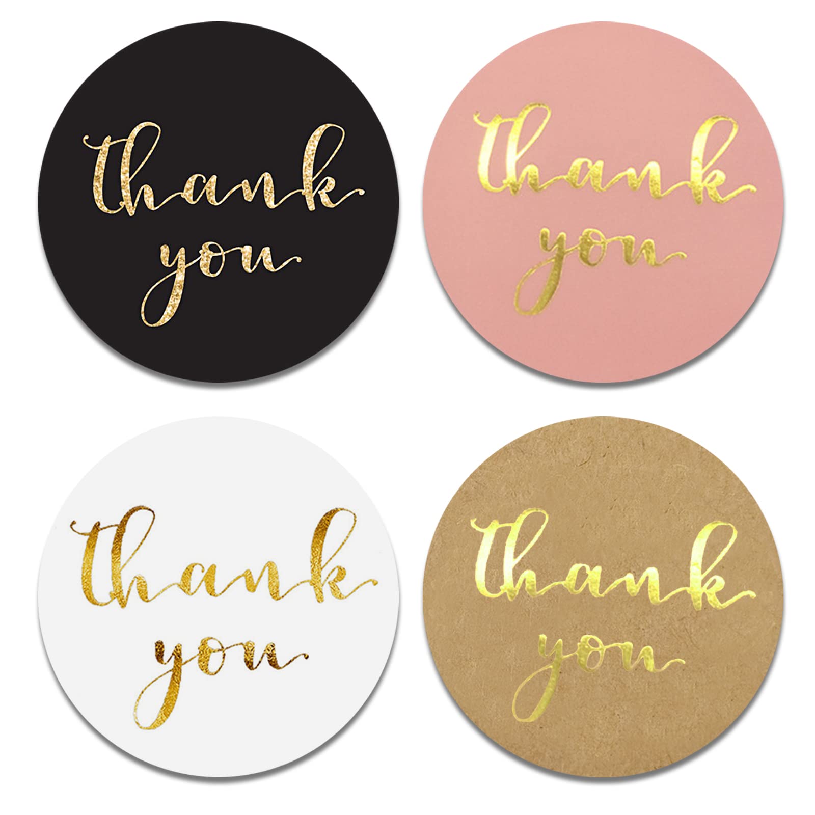 Thank You Stickers, 1056pcs Circle Labels Stickers 1 Inch Thank You Sticker Small Business for Packaging Party Gift Wrap Bag Wedding Birthday