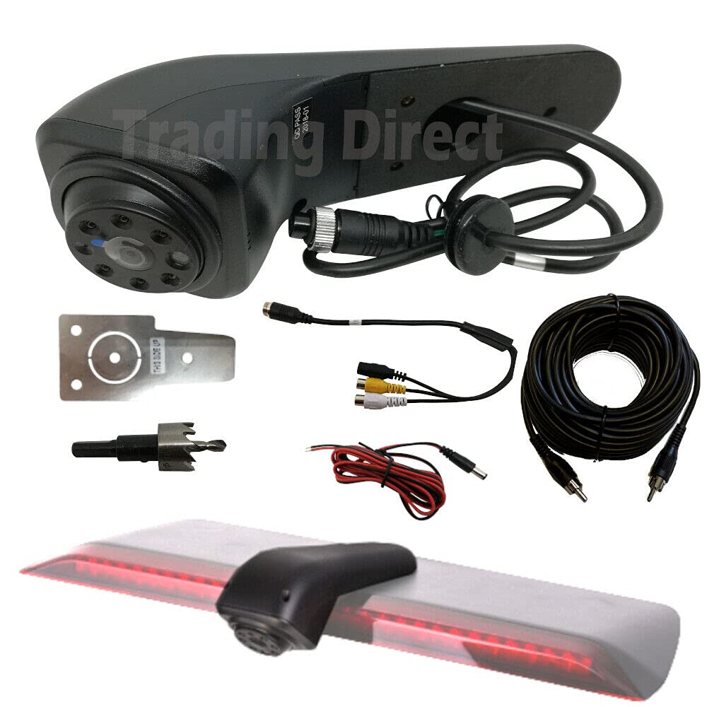 Dolphin Automotive Brake Light Reversing Camera Rooftop Overhang For Volkswagen VW Crafter Van 2017 Onwards