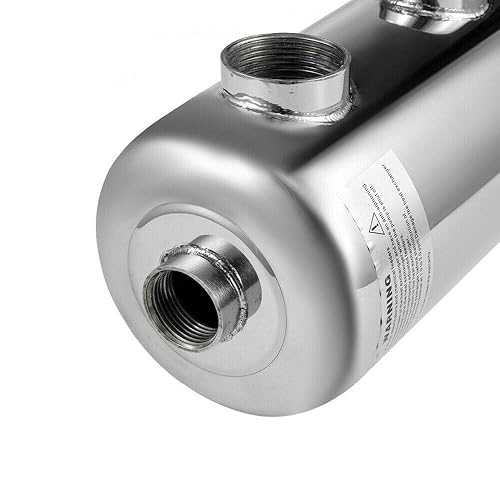 DNYSYSJ Swimming Pool Heat Exchanger Stainless Steel Tube Shell Heat  Exchanger for Swimming Pool