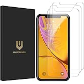 UNBREAKcable 3-Pack Screen Protector for iPhone 11/XR Tempered Glass | Shatterproof, Easy Install, 9H Hardness, 99.99% HD Clear, Bubble-Free, Anti-Fingerprint, Scratch Resistant, Case Friendly