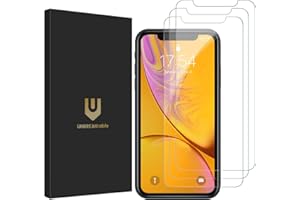 UNBREAKcable Shatterproof Tempered Glass Screen Protector for iPhone 11/ iPhone XR [3-Pack] [Easy Installation Frame] [9H Hardness] [99.99% HD Clear][Bubble Free] for Apple 6.1''