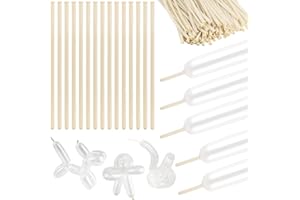 YXYL Clear 260 Balloons 100 PCS - Premium Long Skinny Latex Balloons for Animal Twisting, Beginners, Weddings & Birthdays Party Decorations