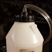 BGS 8519 Bouteille De Purge De Freins 1 Litre – Avec Crochet, Chaîne Et Tuyau Flexible