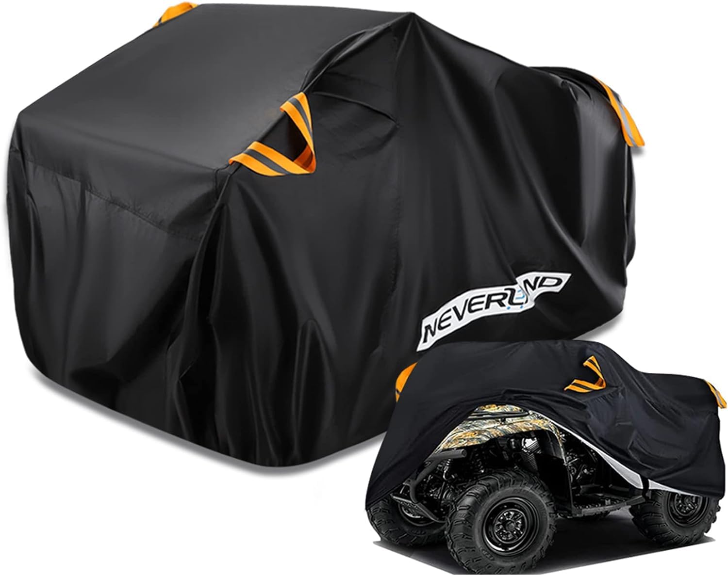 NOVSIGHT XL ATV Quad Cover 190T 220 * 98 * 106cm Phosphorescent Anti Dirt Winterproof Dustproof Rain Uv Protection Universal for Honda Polaris Yamaha Suzuki
