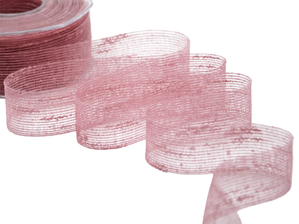 Furlanis Ribbon, Canvas, Antique Pink, 11.5x11.5x6 cm