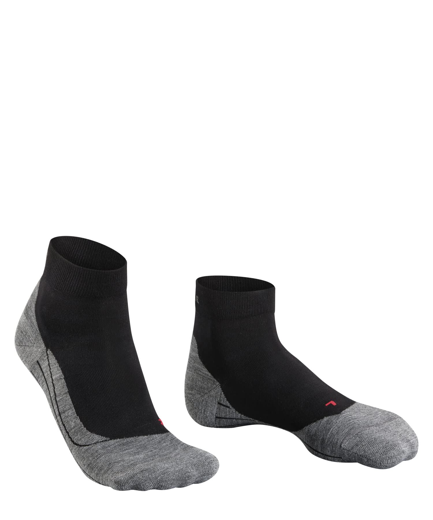 FALKE Herren Laufsocken RU4 Endurance Short M Sso Baumwolle Funktionsmaterial antiblasen 1 Paar, Schwarz Black-Mix 3010, 44-45 6
