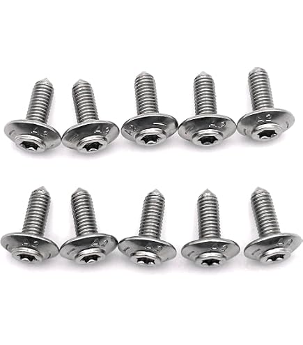 FXCNC Aluminum Motorcycle Windscreen Bolts Kit - M5, Multiple Colors (Fits Honda, Kawasaki, Etc.)