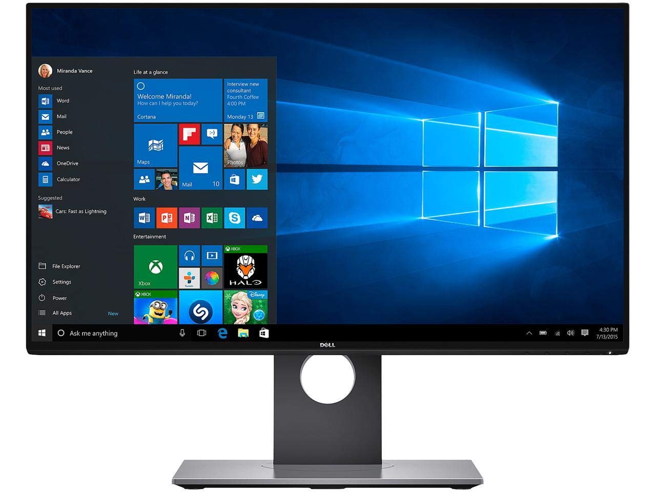 Dell U2417H UltraSharp 24'' LED-Backlit LCD