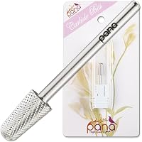 Professional Silver Large Barrel Nail Carbide Drill Bit - Extra Coarse Grit For Manicure 7 thumbnail image