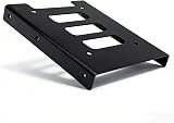 RHINORO 2x 2.5 to 3.5 Inch Metal SSD HDD Mounting Frames Kit w/ Screws view 2
