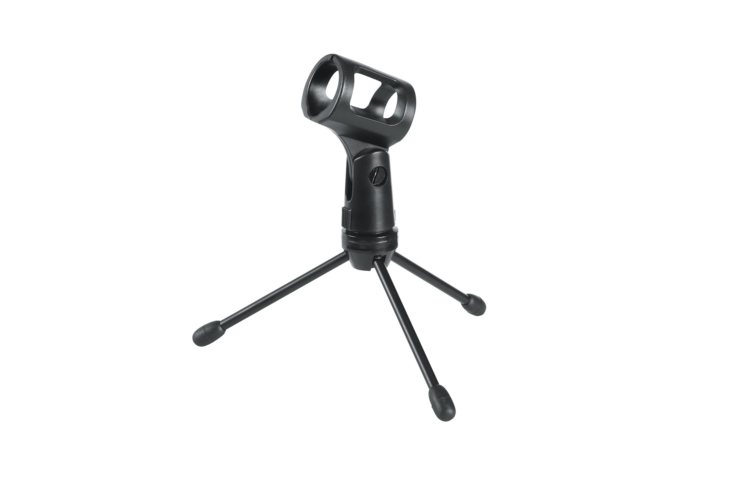 Gator Frameworks GFW-MIC-0251 Wireless Mic Mini Tripod Desktop Stand for Microphones – Black