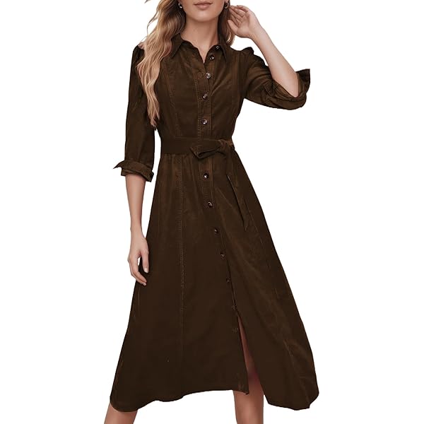green emerald velvet dress Tyler Peplum Mini Dress in Brown Corduroy