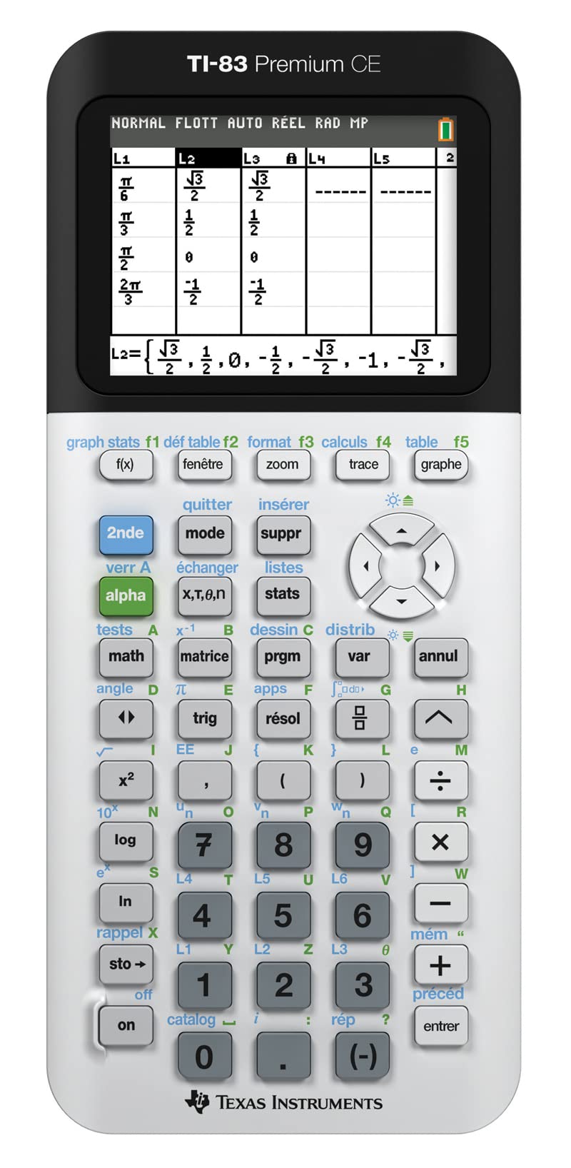 TI-83 Premium CE – Graphing Calculator – Exam Mode