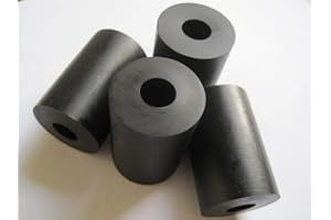 IZZY USA LLC #1 ANTI-VIBRATION PRODUCTS 4-Pack - Made in USA - Premium Quality Multi-Purpose Neoprene Rubber Spacer 1" OD x 3/8" ID x 1.5" Thick (AVS-X19-14)