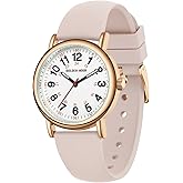GOLDEN HOUR Waterproof Nurse Watch for Medical Professionals, Students Women Men - Military Time Luminouse Easy Read Dial, 24