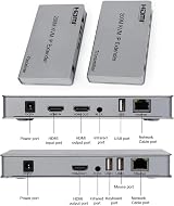 XYKJOBC HDMI KVM IP Extender 200M 1080P Cat5e/6 USB Mouse Keyboard One-Many view 6