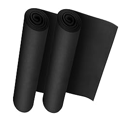 Do²ping 2-Pack Black EVA Foam Sheet, 4mm Thick