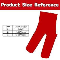 Olreco Red Tights Toddler Red Tights for Girls Red