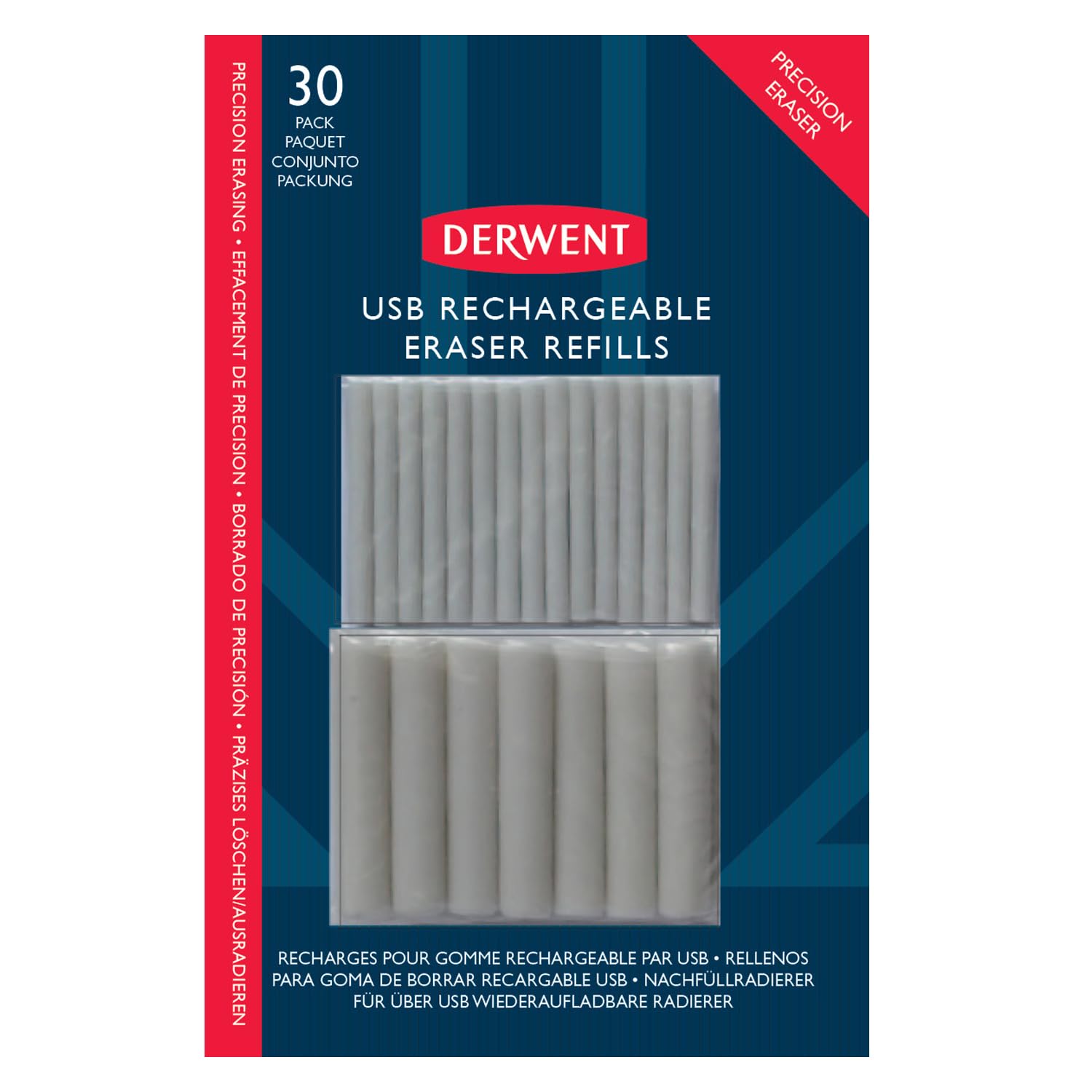 Derwent USB Rechargeable Eraser Refills, 2305811