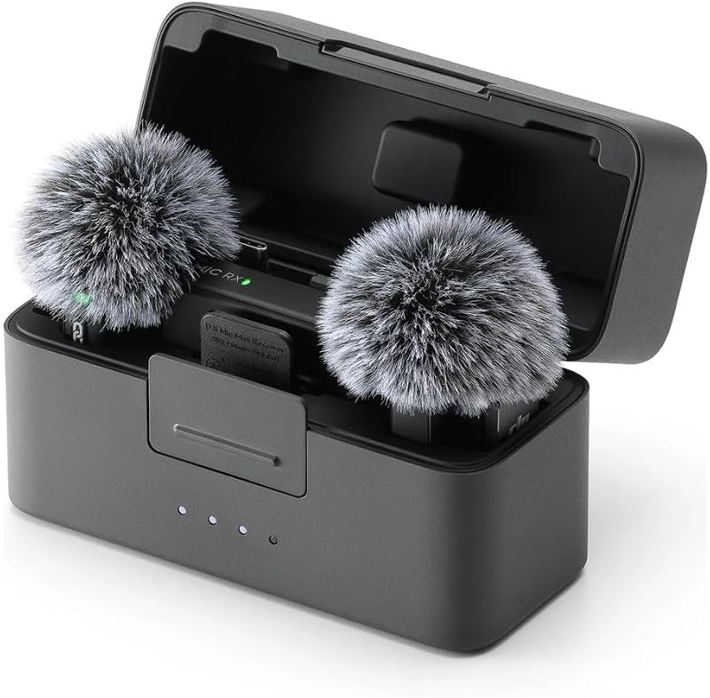 Mic Mini (2 Sender + 1 Empf. + Ladesch.), Ultraleicht, Detailr. Audio