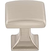 Top Knobs TK721BSN Transcend Collection 1-1/8" Contour Knob, Brushed Satin Nickel