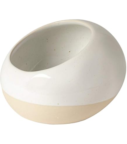 KitchenCraft Classic Collection Gestreifte Keramik Teedose als Vorratsdose - Füllmenge 800 ml