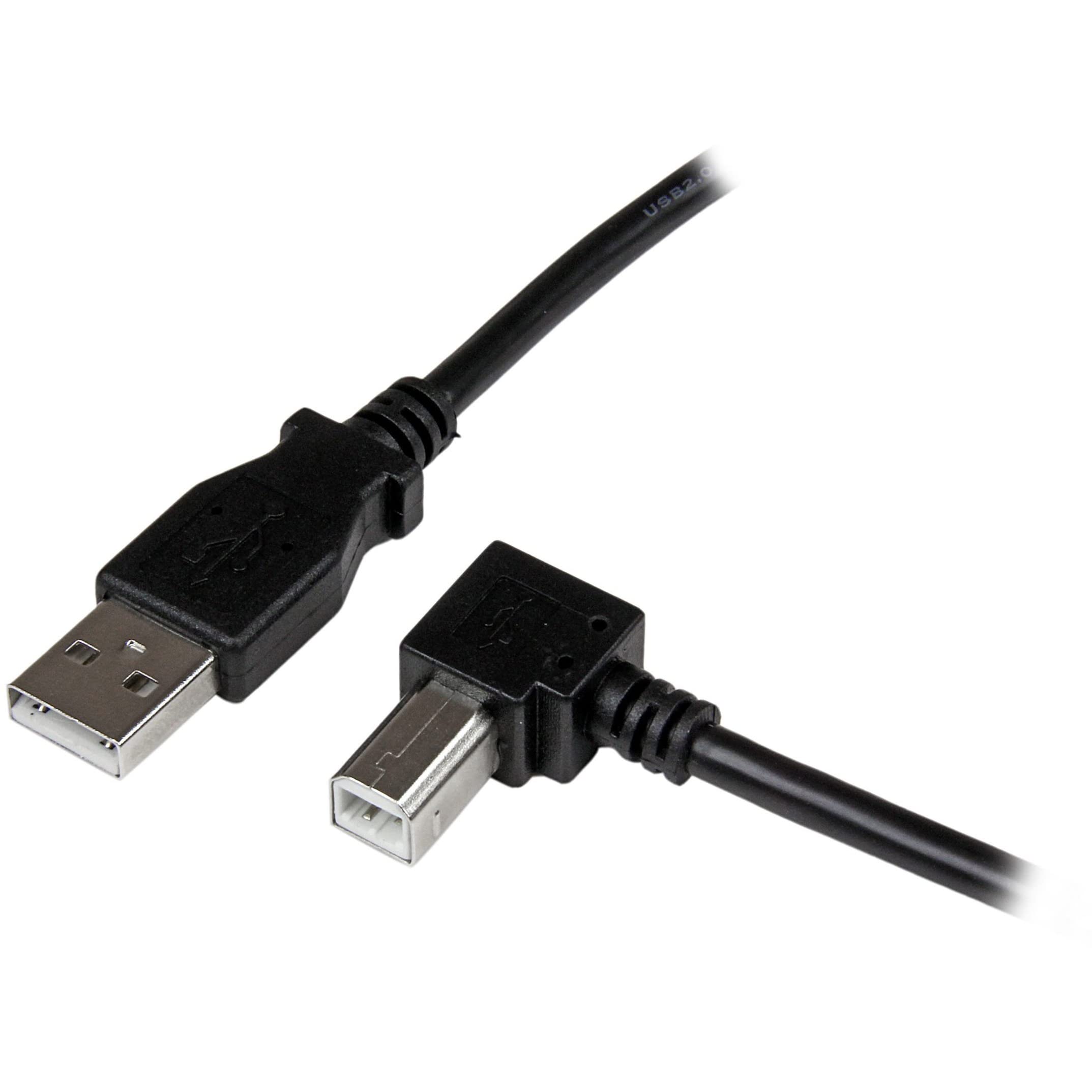 Startech 3m USB 2.0 A to Right Angle B Cable Cord