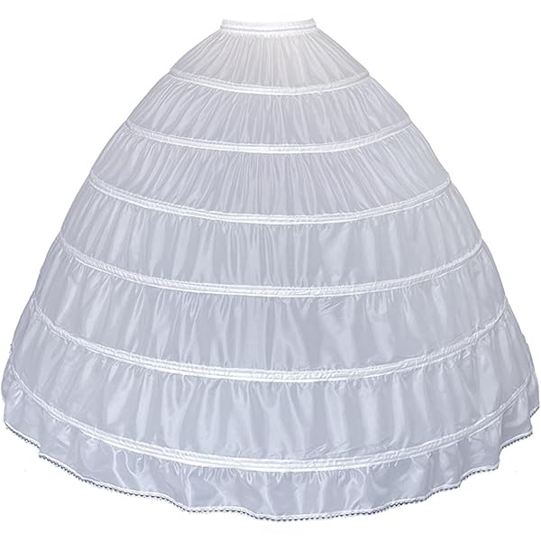 AtSopop Full A-line 6 Hoop Petticoat for Women Underskirt Slip Crinoline For Bridal Dress PT06 at Amazon Women's Clothing store AtSopop Full A-line 6 Hoop Petticoat for Women Underskirt Slip Crinoline For Bridal Dress PT06 at Amazon Women's Clothing store