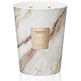 M&SENSE Extra Large Candle 35oz 150H NoirAir Scented Candle, 3 Wick Highly Scented Jar Candle, XL Candles Gift for Stress Relief, Meditation, Yoga