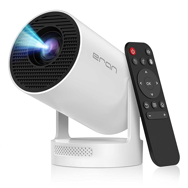 [ELECTRIC FOCUS]MINI PORTABLE PROJECTOR WITH 4K SUPPORT, BLUETOOTH...