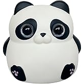 funnysquee Cute Fat Panda Squishies Big Eyes Animal Toy Birthday Gift for Kids,Kawaii Stress Relief Squishie Toy (Big Eyes Panda)