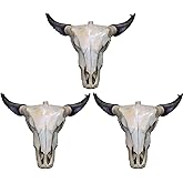 Lidmada 3Pack Western Long Horn Cow Party Balloons, Cowboy Longhorn Aluminium Foil Balloon for Party Wall Cowgirl Decorations Last Rodeo Bachelorette Party Supplies