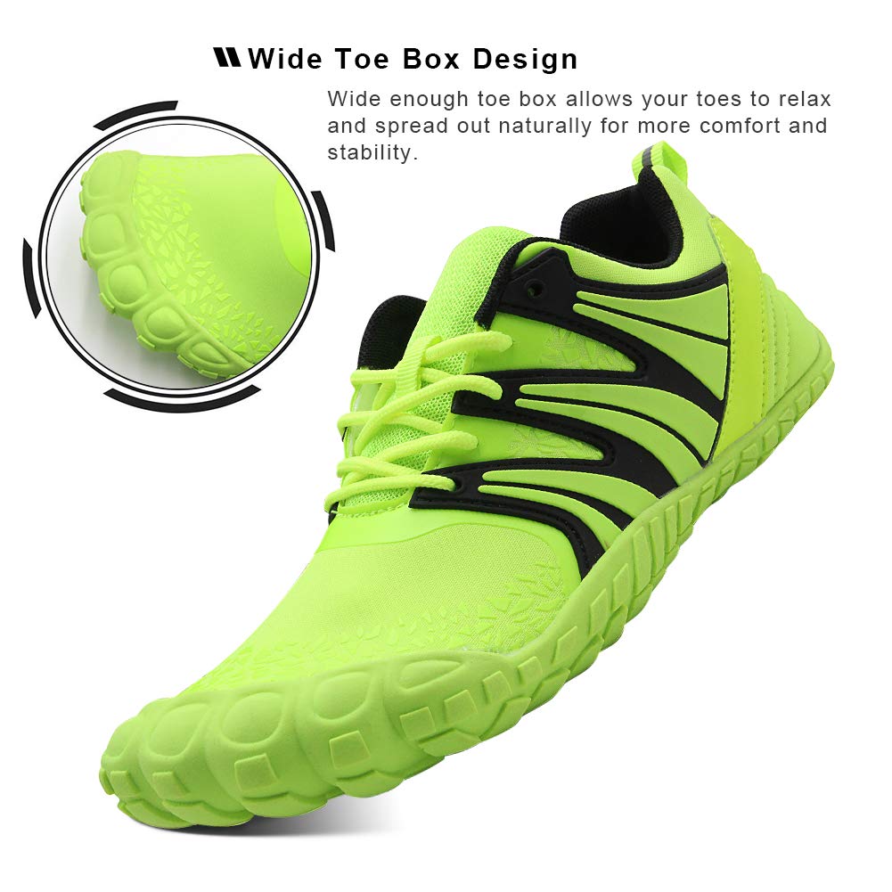 Oranginer Men's Barefoot Shoes - Big Toe Box - Minimalist Cross Training Shoes for Men