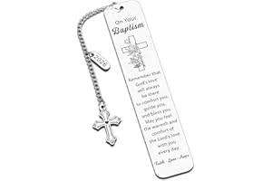 Baptism Gifts for Girl Boys Baptism Gifts for Girls Women Men from Godparent Catholic LDS Christening Gift Christian Faith Cr