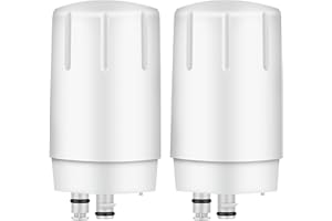 Sink Filter Replacement for Brita Faucet filter, Fits All Brita 36311 On Tap Water Filtration System, BPA-Free, Reduces Lead, Fits 36311, FR-200, FF-100 Sink Faucet Filter, White, 2 Packs SETFEEL