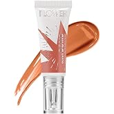 FLOWER Beauty By Drew Barrymore Liquid Blush Makeup Bomb Color Drops -Silky Lightweight Formula + Gel Cream Blush for Cheeks - Radiant + Glossy Finish - Buildable + Lightweight Formula - (Cinnamon)