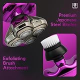 Skull Shaver Butterfly Kiss PRO Women’s Electric Razor Purple view 7