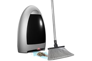 EYE-VAC EyeVac Home Touchless Vacuum Automatic Dustpan - Great for Sweeping Pet Hair Food Dirt Kitchen - Fast & Powerful, Corded Canister Vacuum, Bagless, Automatic Sensors, 1000 Watt (Silver)