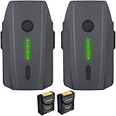 LORDONE 3830mAh Mavic Pro Battery Replacement for DJI Mavic Pro, DJI Mavic Pro Platinum, DJI Mavic Pro White with 2 Battery Safe Bag-2 Packs(Not Fit for Mavic 2)