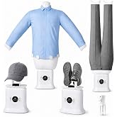 Automatic Ironing Machine, Hot Air Garment Clothes Dryer and Reduce Wrinkles for Shirts &amp; Pants, Portable Hands-Free Inflatable Shirt Ironing Machine, for Apartments Dorms, Gentle On All Fabrics