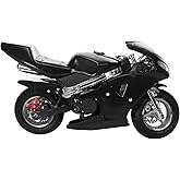 Mini Motorcycle for Adults Kids,49cc Kids Dirt Bike 2-Stroke Gas Powered Minibike Motocross High Brightness Dual Headlights R