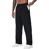 THE GYM PEOPLE Men's Baggy Fleece Workout Sweatpants with Pockets Drawstring Lounge Athletic Running Pants