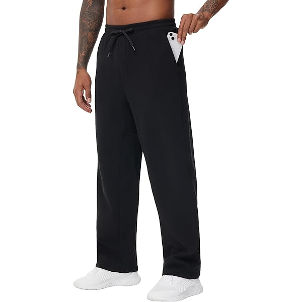 Otomix Men's Signature Stripe Baggy Workout Pants – Relaxed Fit Tapered Sweatpants For MMA, Yoga, Gym & Casual Wear