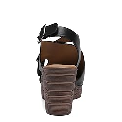 Altxic Women's Comfy Low Block Chunky Heels Sandals