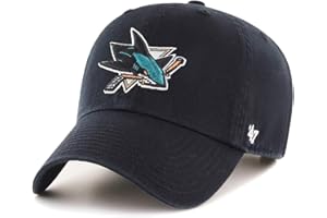 47 NHL Team Color Alternate Primary Logo Clean Up Adjustable Cap Dad Hat, Adult One Size Fits All