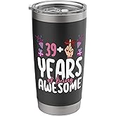 I am 39 Plus 1 Middle Finger Funny 40th Birthday Women F You Stainless Steel Insulated Tumbler