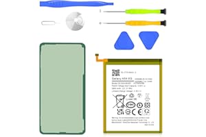 SHENMZ for Galaxy A54 Replacement Battery Kit, 5800mAh 2025 New Upgraded EB-BA546ABY Battery Compatible with Samsung Galaxy A54 5G A34 5G with Back Cover Adhesive Repair Toolkit