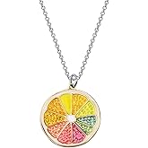 WSNANG Lemon Gift Lemon Slice Earring Cute Fruit Earrings Jewelry Fruit Style Earrings for Women